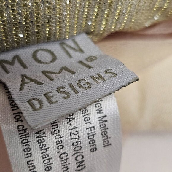 Mon Ami Designs Belle Sugar Plum Ballerina Soft Pink Gold Plush Decor Doll - Picture 3 of 16